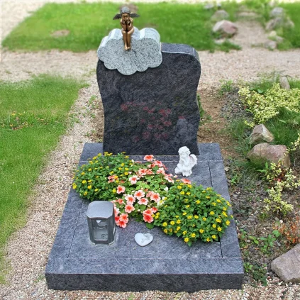 Urnengrabstein Engel Granit