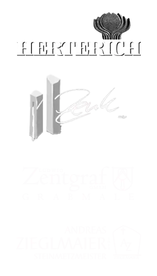 Herterich Granit GmbH & Co. KG - Zentgraf Ludwig GmbH - Steinmetzbetrieb Zenk GmbH - Andreas Zieglmaier GmbH